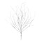 Melrose Set of 12 Flocked Birch Twig Christmas Branches 32.5"